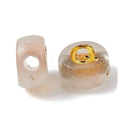 Luminous Transparent Acrylic Beads OACR-P037-01B-Q-1