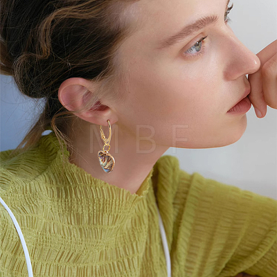 2Pcs 925 Sterling Silver Leverback Earring Findings STER-BC0003-08G-1