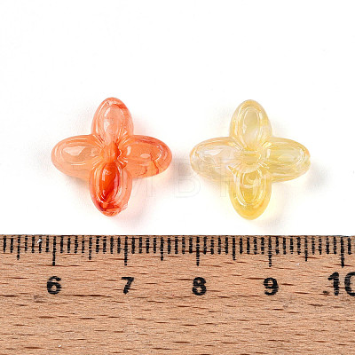 Transparent Acrylic Beads TACR-T028-35F-1