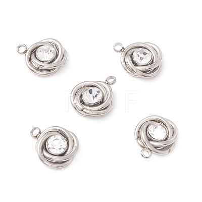 201 Stainless Steel Pendants STAS-A059-03P-1