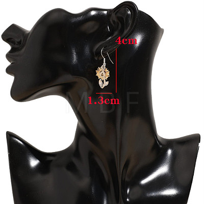 Alloy Dangle Earrings for Women WG164F9-01-1