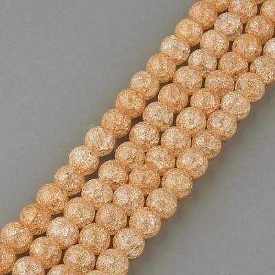 Synthetic Crackle Quartz Beads Strands GLAA-S134-12mm-07-1