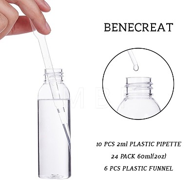 BENECREAT Plastic Squeeze Bottles Sets DIY-BC0010-65-1