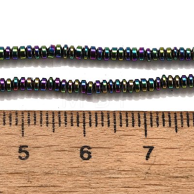 Electroplated Synthetic Non-magnetic Hematite Beads Strands G-L613-G01-01A-1