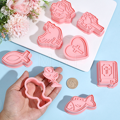 Halloween PP Plastic Cookie Cutters DIY-HY0003-56C-1