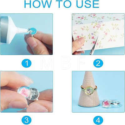 DIY Jewelry Finger Ring Making Kits DIY-FH0001-24-1