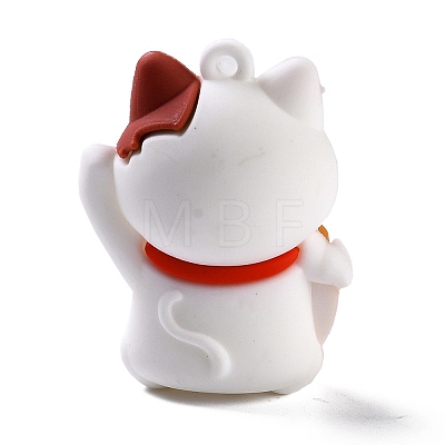 PVC Cartoon Lucky Cat Doll Pendants X-KY-F017-04-1