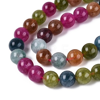Natural Quartz Beads Strands G-N363-10mm-06-1