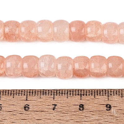 Ombre Effect Dyed Glass Beads Strands GLAA-Q106-05B-A02-1