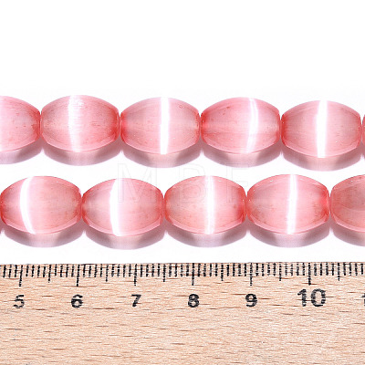 Dyed Natural Selenite Beads Strands G-T138-232H-1