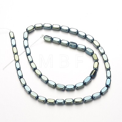 Electroplate Non-magnetic Synthetic Hematite Bead Strands G-F300-40A-07-1