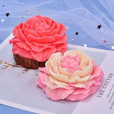 DIY Flower Silicone Candle Molds PW-WG21117-01-1