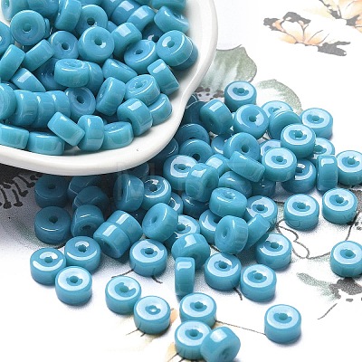 Opaque Colours Glass Seed Beads SEED-E001-P3x6mm-06-1