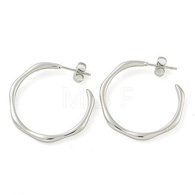 Non-Tarnish 304 Stainless Steel Stud Earrings for Women EJEW-S227-46P-1