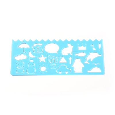 Plastic Drawing Painting Stencils Templates DIY-WH0112-06-1