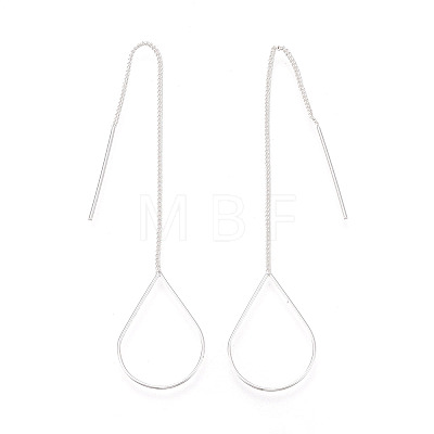 Brass Stud Earring Findings KK-S345-066S-1