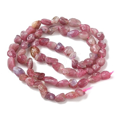 Natural Pink Tourmaline Beads Strands GG-CBAAEDE-B06-1