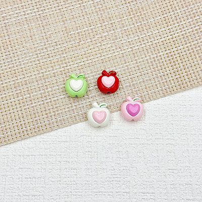 Baking Paint Alloy Enamel Beads FIND-G092-10-1