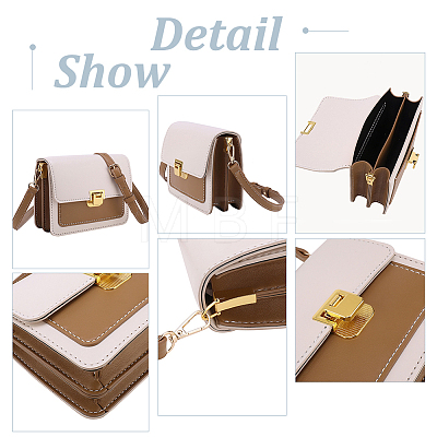 DIY PU Imitation Leather Crossbody Bag Making Kits DIY-WH0308-256A-1