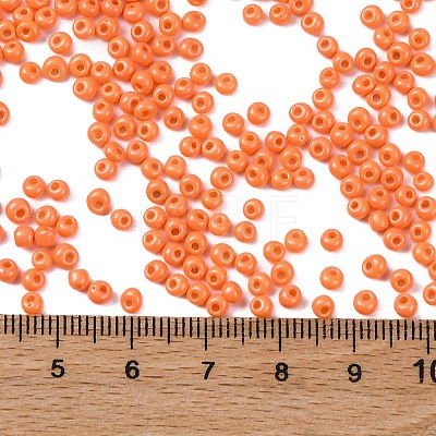 8/0 Baking Paint Glass Seed Beads SEED-M012-02A-45-1