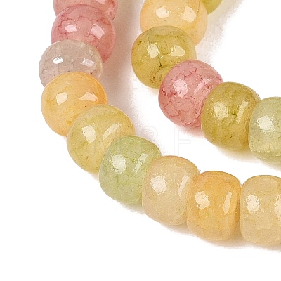 Ombre Effect Dyed Glass Beads Strands GLAA-Q106-05A-A04-1