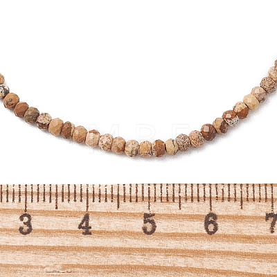 Natural Mixed Gemstone Faceted Rondelle Beaded Necklaces for Women NJEW-JN06286-1