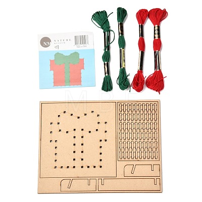 Christmas Themed DIY Nail String Art Kit for Adults DIY-P014-D03-1
