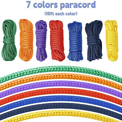 7 Bumdles 7 Colors Core Parachute Cords OCOR-YW0001-09-1