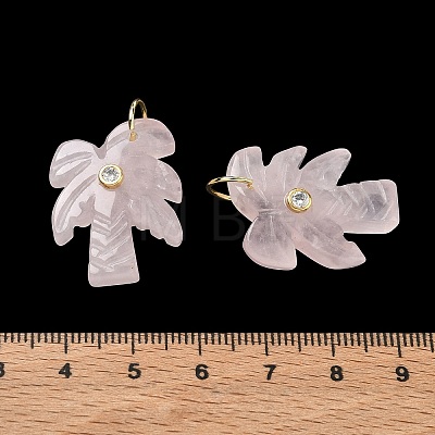 Natural Rose Quartz Carved Pendants GG-CBA67BD-02G-J-1