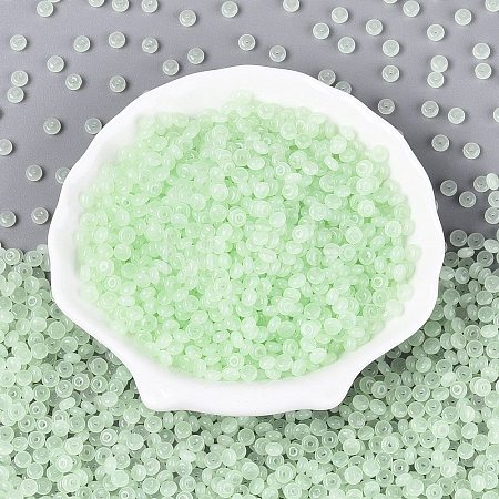 Transparent Glass Seed Beads SEED-Q041-01J-1