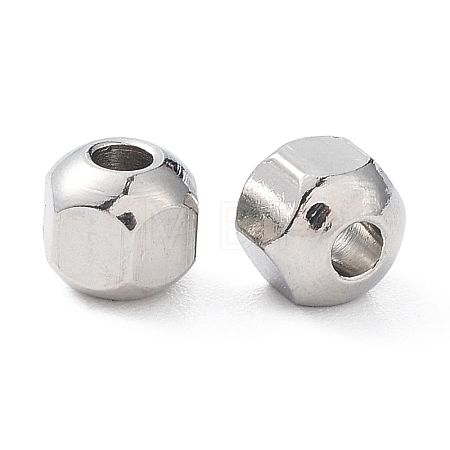 Non-Tarnish 201 Stainless Steel Beads STAS-P327-07P-1