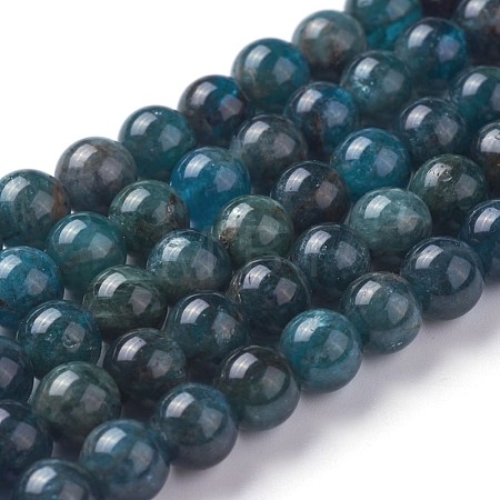 Natural Apatite Beads Strands G-F627-07-C-1