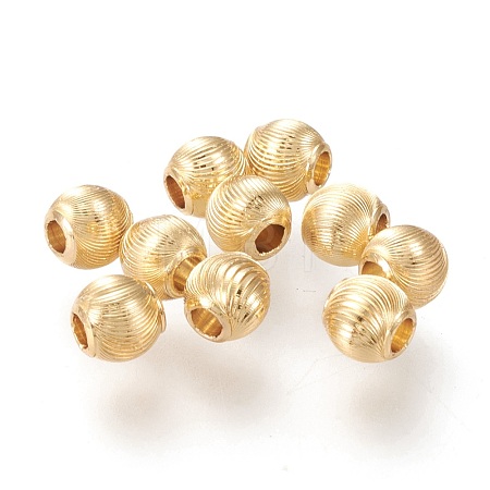 Brass Beads KK-M213-02A-G-1