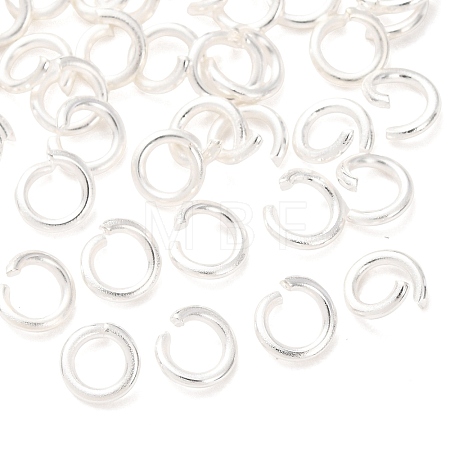 Brass Open Jump Rings KK-G604-08S-21-1