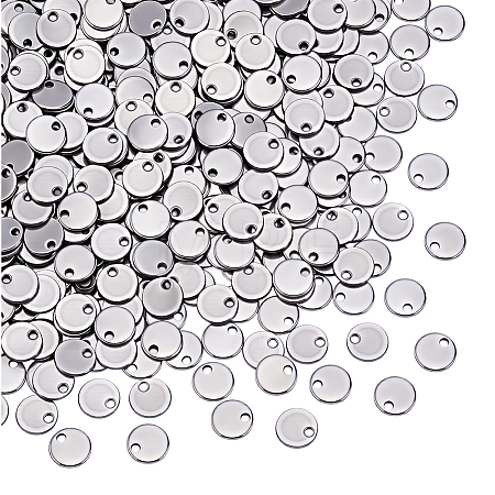 500Pcs 304 Stainless Steel Stamping Blank Tag Pendants STAS-GA0002-27-1