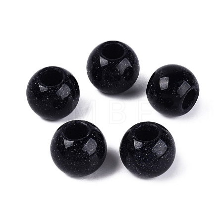 Synthetic Blue Goldstone Beads G-Q608-05A-1