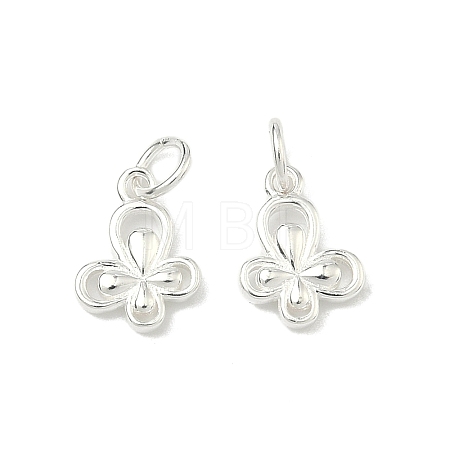 925 Sterling Silver Butterfly Charms STER-H119-01S-1