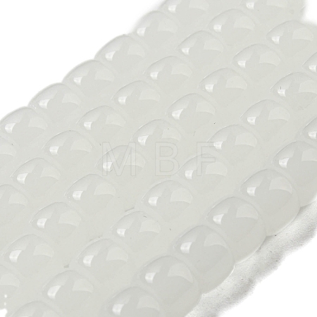 Imitation Jade Glass Beads Strands GLAA-NH0002-A05-1