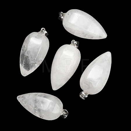 Natural Quartz Crystal Pendants GG-K002-16X-1