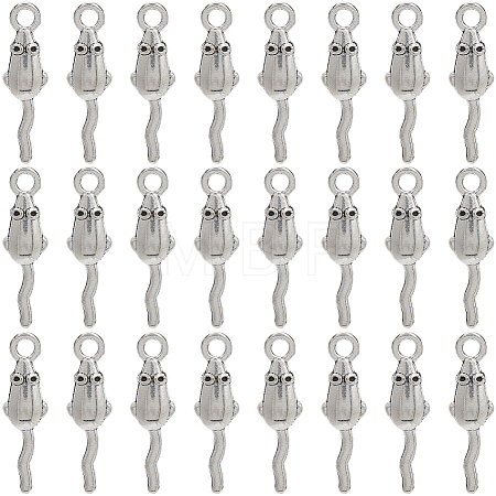 200Pcs Tibetan Style Zinc Alloy Pendants TIBEP-SC0003-11-1