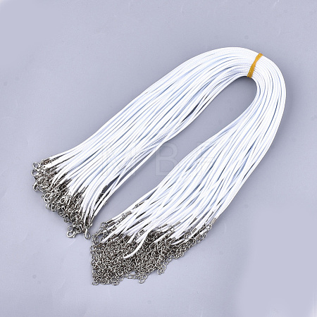 Waxed Cord Necklace Making NCOR-T003-05-1