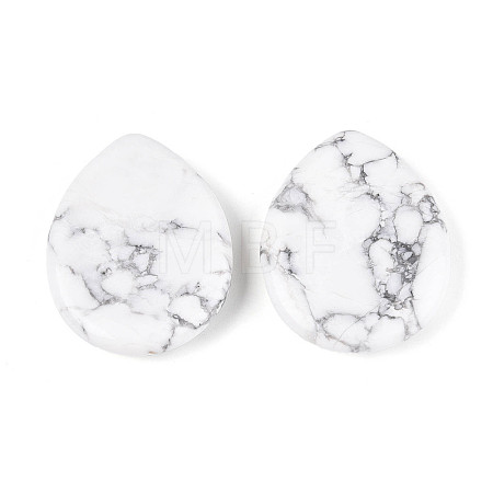 Natural Howlite Worry Stones for Anxiety G-T144-13A-1