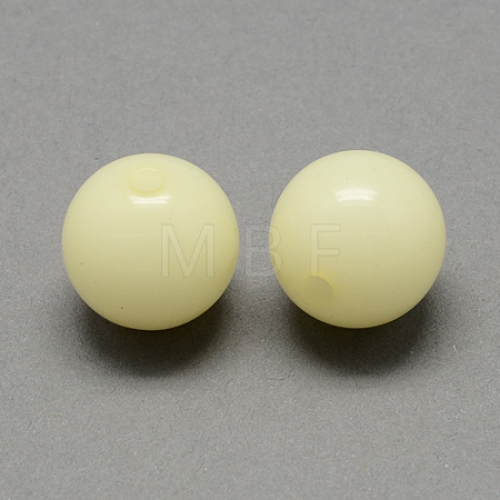 Imitation Jelly Acrylic Beads LS-JACR-R001-8mm-10-1
