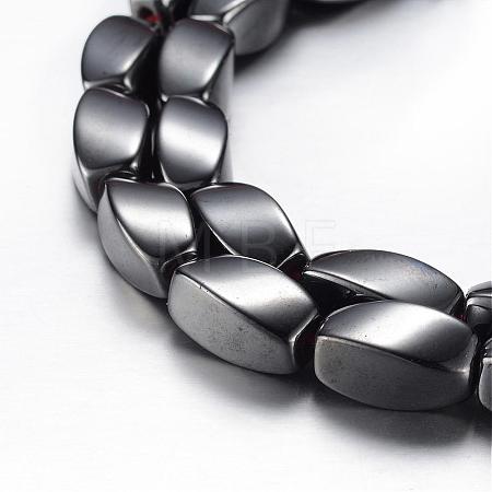 Original Magnetic Synthetic Hematite Bead Strands G-A164-06-1