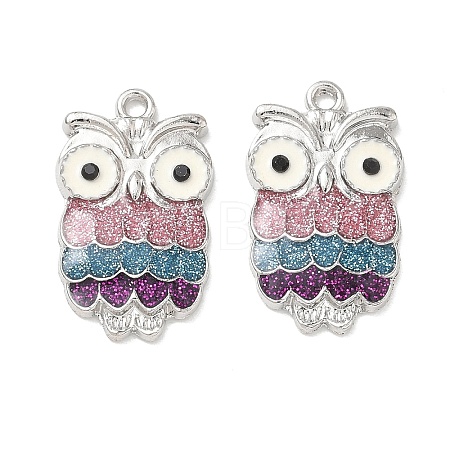Alloy Enamel Pendants PALLOY-A037-02G-1