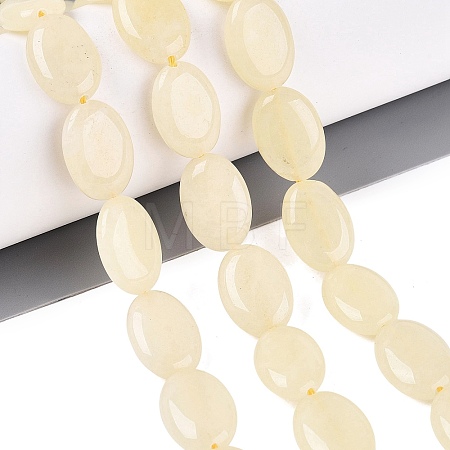 Dyed Natural White Jade Beads Strands G-N370-01A-17-1