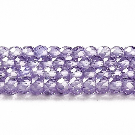 Cubic Zirconia Bead Strands ZIRC-G001-01H-1