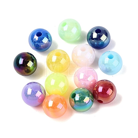 Opaque Plastic Beads KY-N025-33B-1