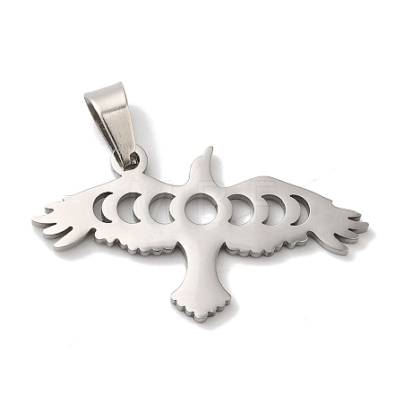 Non-Tarnish 304 Stainless Steel Pendants STAS-U010-21G-1