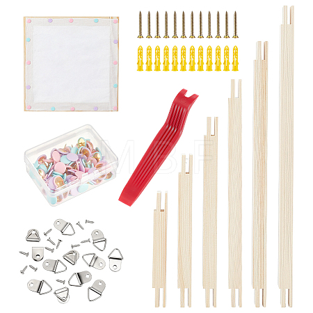 24Pcs Wooden Stretcher Bar for Needlework TOOL-WH0059-087-1
